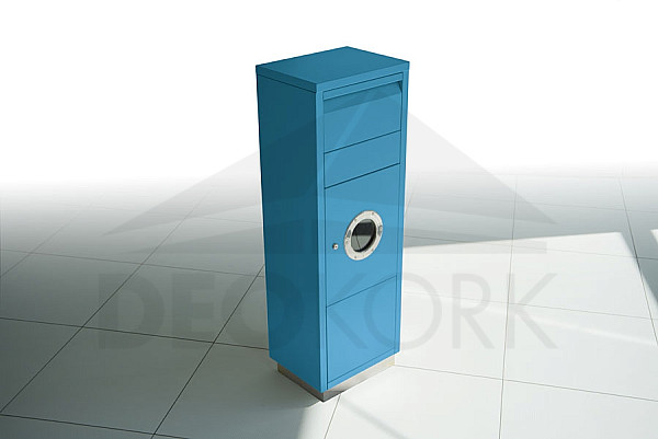 RADIUS DESIGN parcel box (LETTERMANN standing ovation 1 blue 600N) blue