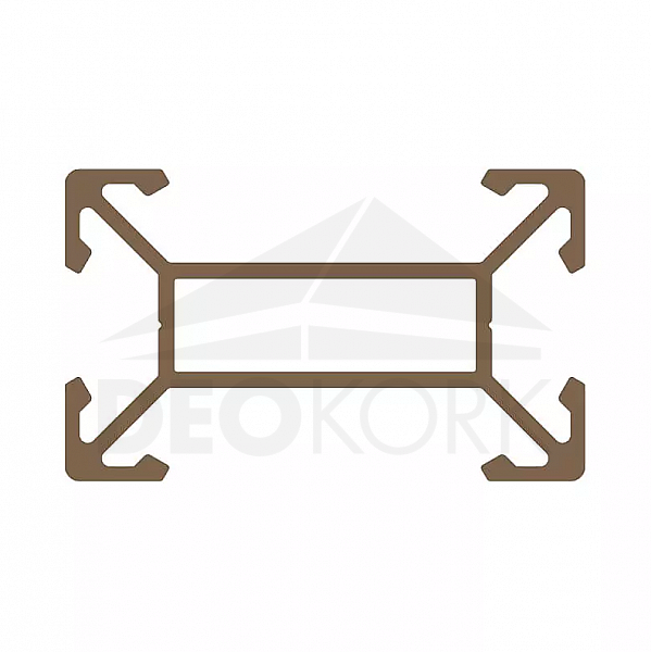 CLICK SYSTEM Base aluminum profile 4S 9250, 30x50x6000 mm, TWINSON