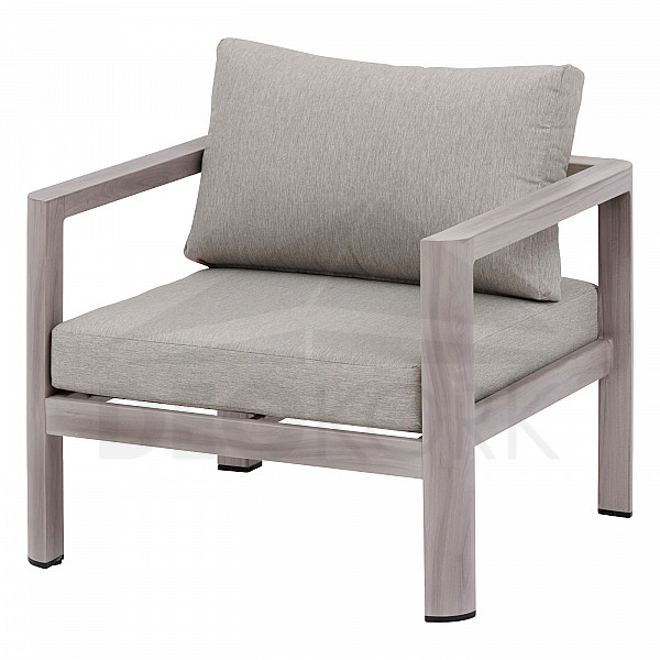 Aluminum armchair PALMA