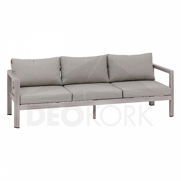 Aluminum 3-seater bench PALMA