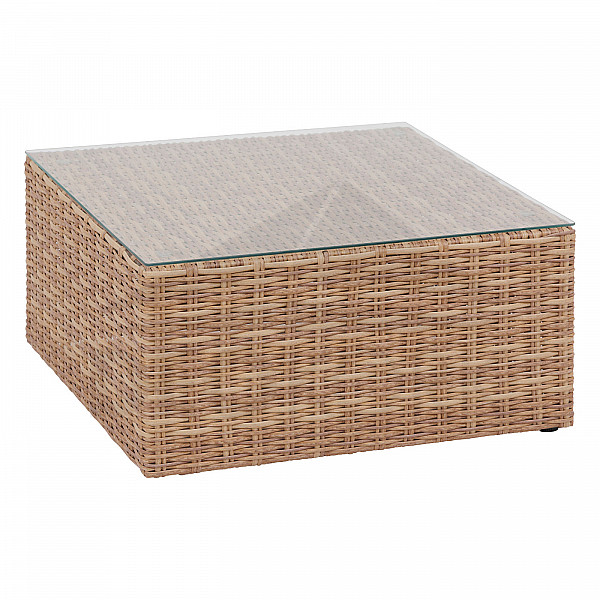 Rattan table 83x83 cm MALAGA