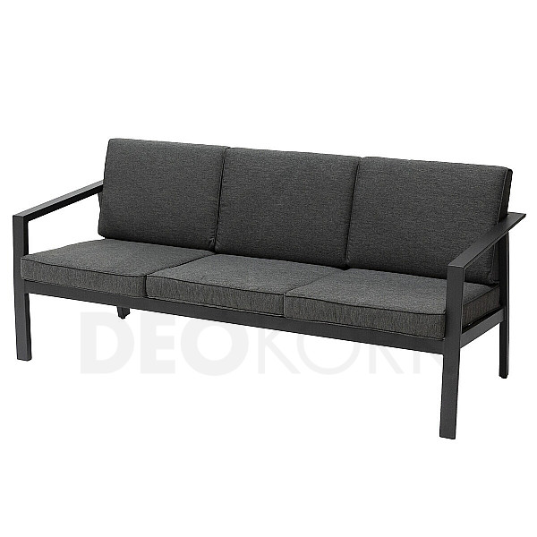 Aluminum 3-seater bench NOVARA (anthracite)