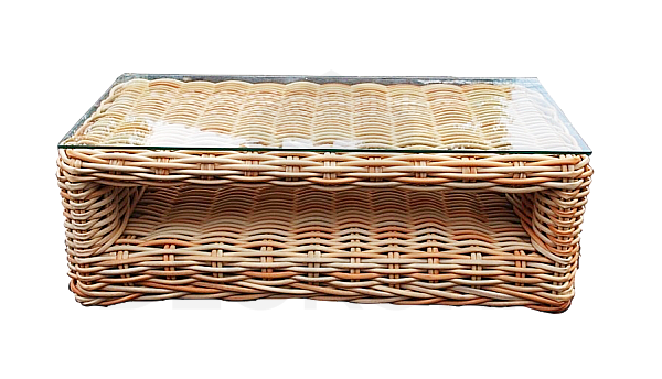 Garden rattan table SARA