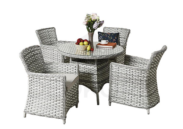 Rattan dining set EMILY 1+4