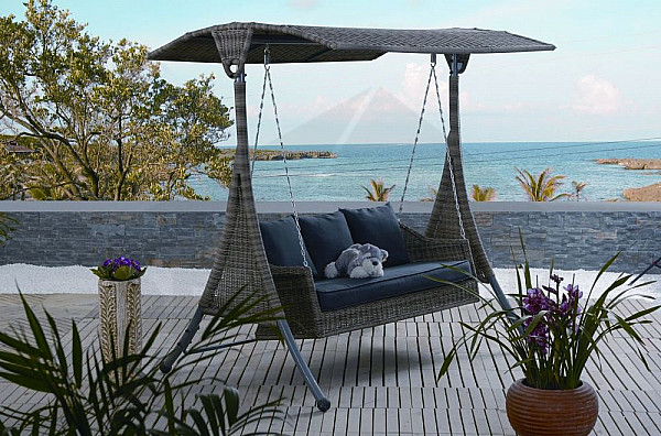 Rattan swing GIANA