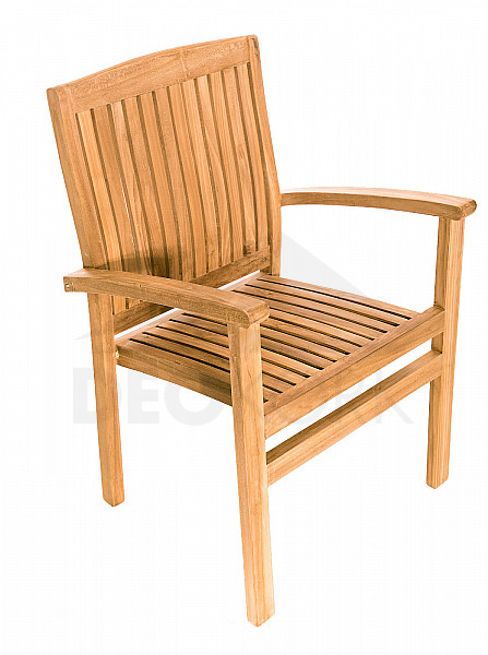 Garden fixed chair HARMONY (teak)