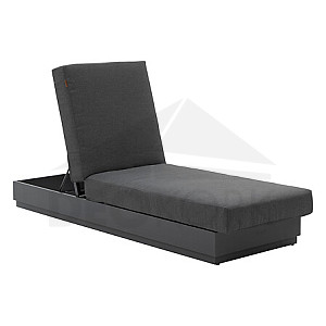 Aluminum lounger MADRID (anthracite)