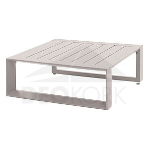 Aluminum table 79x79 cm MADRID (cappuccino)