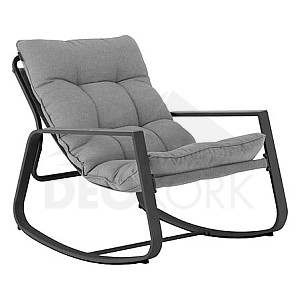 Metal rocking chair FELIX (anthracite)