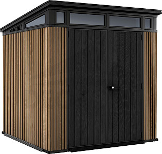 Garden house area 216 x 216 cm (brown-anthracite)