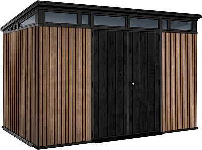 Garden house area 342 x 216 cm (brown-anthracite)