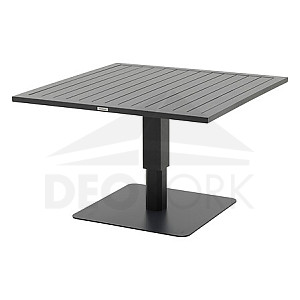 Aluminum extendable table LYON 110x110 cm (anthracite)