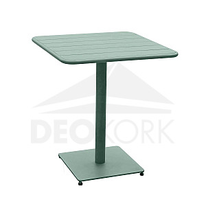 Aluminum table RUBBY 65x65 cm (olive)