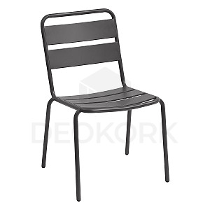 RUBBY aluminum chair (anthracite)