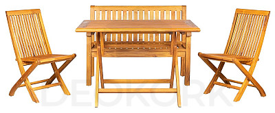 Teak set VASCO III PINA PIETRO