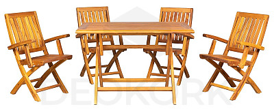 Teak set VASCO III DORIS