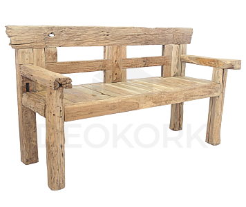 Teak bench EROZE VII