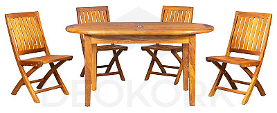 Teak set DANTE NOEMI