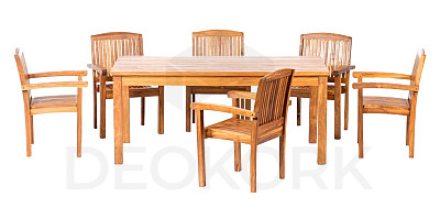 Teak set GIOVANNI PARIS