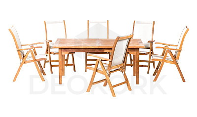 Teak set ELEGANTE DIVA