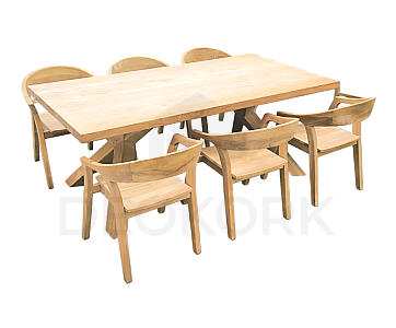 Teak set ISABELLA