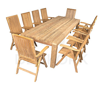 Teak set FLOSS RIVA