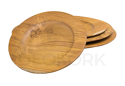 Teak plate PLATE