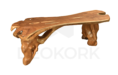 Teak table ROOT II