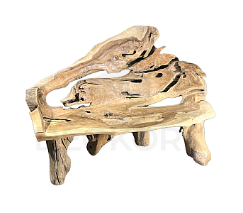 Teak bench ROOT IV