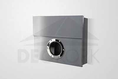 Letter box RADIUS DESIGN (LETTERMANN XXL stainless steel 550) stainless steel