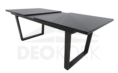 Aluminum table LIVORNO 180/240 x 100 cm