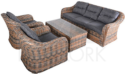 CORDOBA rattan set (FREE cushions)