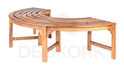 Teak circular bench AGNES II