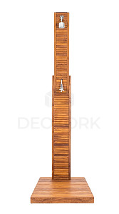 Teak garden shower DOCIA