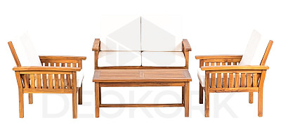 Teak set ROSALINE