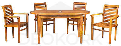 Teak set DANTE NICE