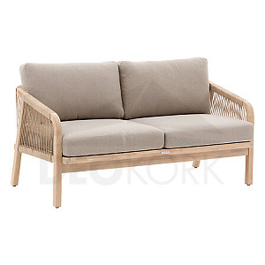 Luxury 2-seater bench made of acacia BRIGHTON