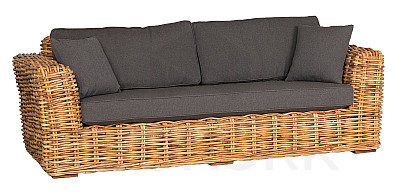 Garden rattan sofa TOSCA