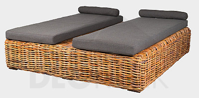 Garden rattan bed BOREA