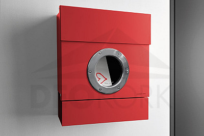 Letter box RADIUS DESIGN (LETTERMANN 2 red 505R) red