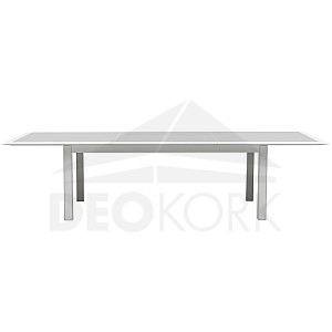 Aluminum table VERMONT 216/316 cm (white)