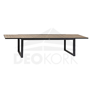 Aluminum dining table EMPERIA 220/340x110 cm (damaged)