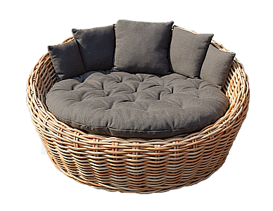 Garden rattan papasan TUBAN