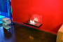 BIO wall-mounted fireplace Radius design cologne (WALL FLAME II. 546A)