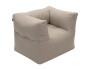 Garden textile armchair MODULTEX (cappuccino)