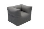 Garden textile armchair MODULTEX (grey-brown)