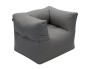 Garden textile armchair MODULTEX (grey-brown)