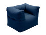 Garden textile armchair MODULTEX (dark blue)