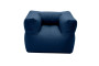 Garden textile armchair MODULTEX (dark blue)