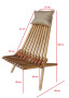 Garden relaxation chair NIXON (teak)